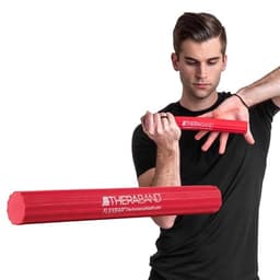 TheraBand FlexBar, Red (light resistance) product photo