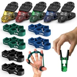 FitBeast Finger Exerciser Set (extension bands and pinch clips) product photo